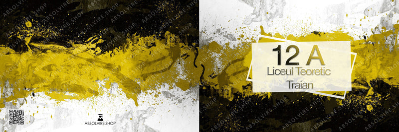 Model Copertă Yellow & Black nr. 8
